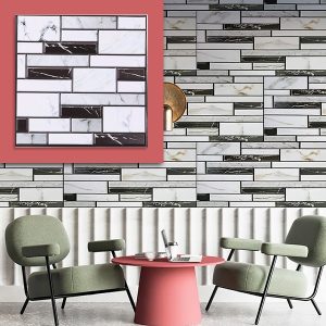 3D стикери за стена с мраморен вид (10 бр.) | MARBLEBLOCKS