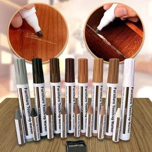 Комплект за Ремонт на Дървени Повърхности (8 цвята) | WOODPENS