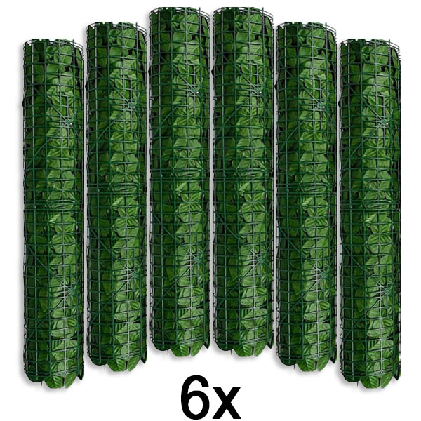 6x Панел с изкуствени листа | LEAFPANEL