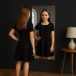 Самозалепващи огледала с HD яснота (4бр., 30x30см) | MIRRAZE